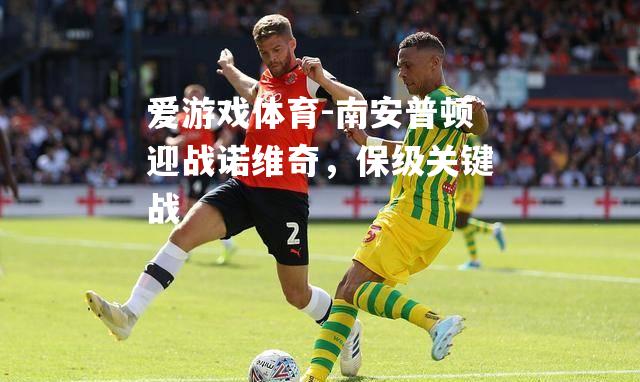 爱游戏体育-南安普顿迎战诺维奇，保级关键战