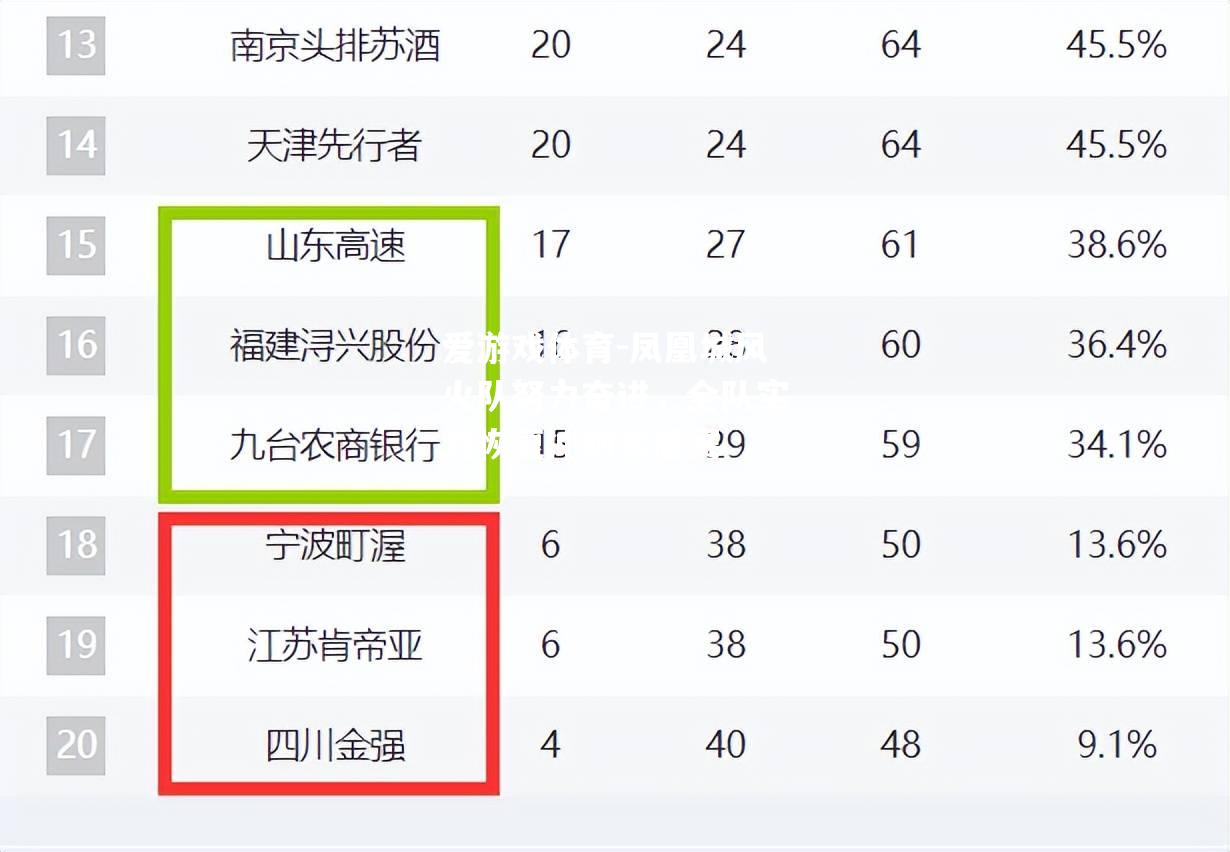 爱游戏体育-凤凰城风火队努力奋进，全队实力恢复冲刺季后赛